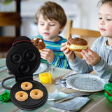 WEPRO™ Mini Donut Maker Machine Non-stick Doughnut Device With 3 Holes