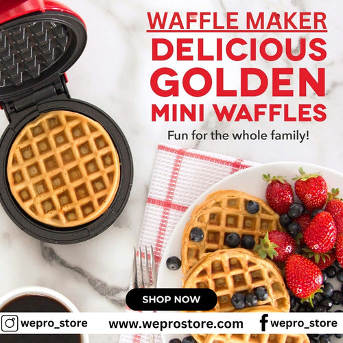 WePro™ Electric Waffle Maker, Pan Eggette Machine Best For Breakfast Making